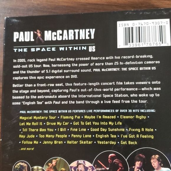 The Beatles -‎ Paul McCartney - The Space Within US 2 Disk D.V.D. Set - Picture 4 of 8